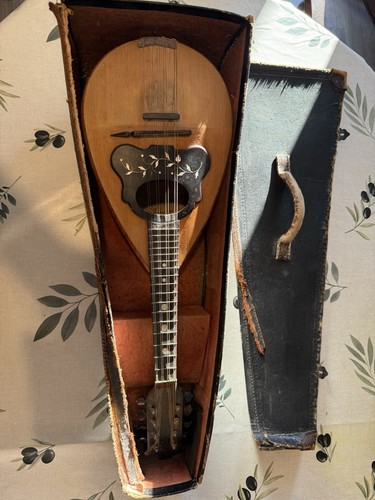 Vintage mandolin made 1897 - mandolin,
