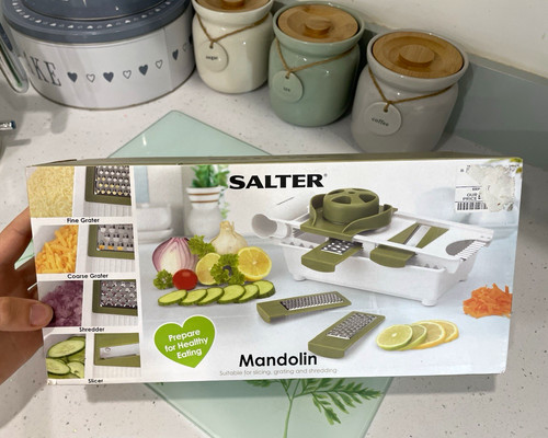 Salter mandolin slicer set 5pc - slicer,