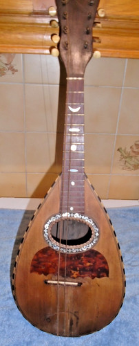 Antique mandolin naples - antique, -naples