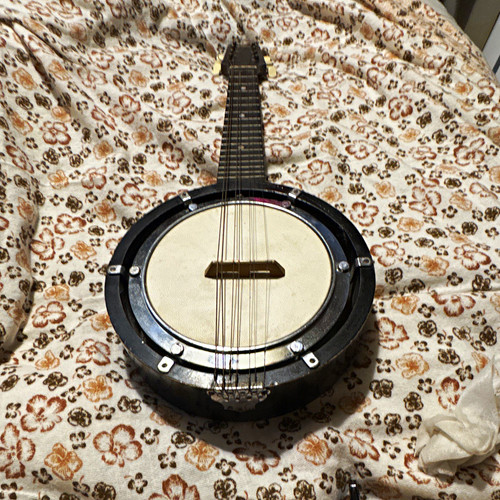 String mandolin banjo black - 8-string, banjo,